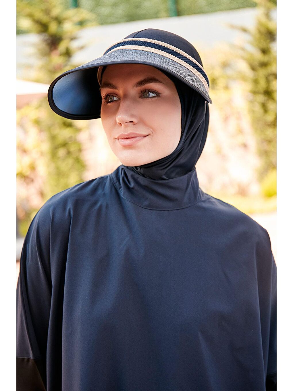 Siyah Hasır Vizör Şapka 14394-3