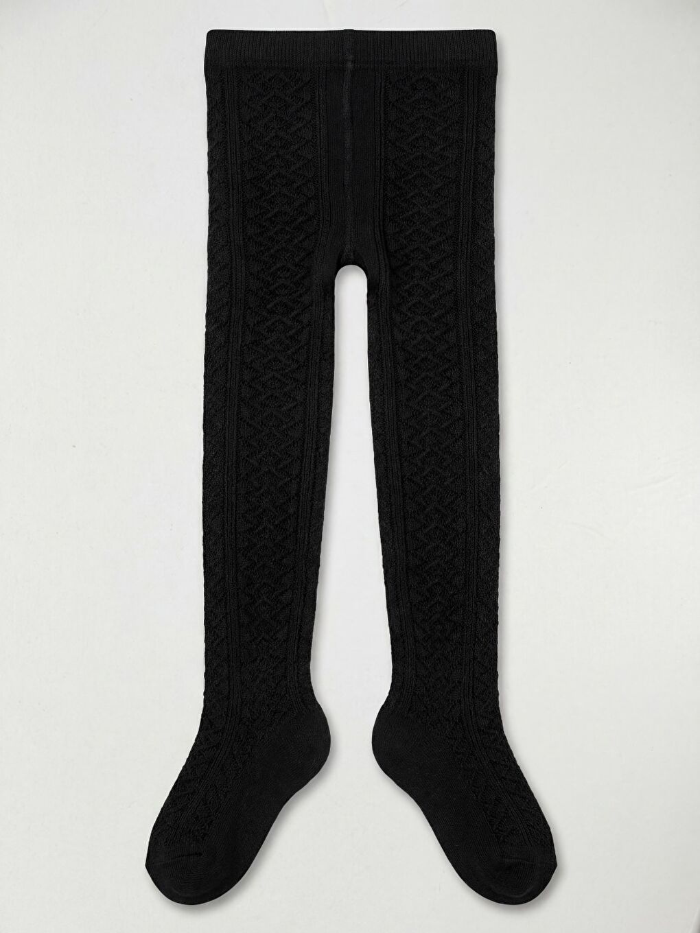 Flora 2-12 Yaş Çocuk Kız Külotlu Çorap - Siyah 4-5 Yaş