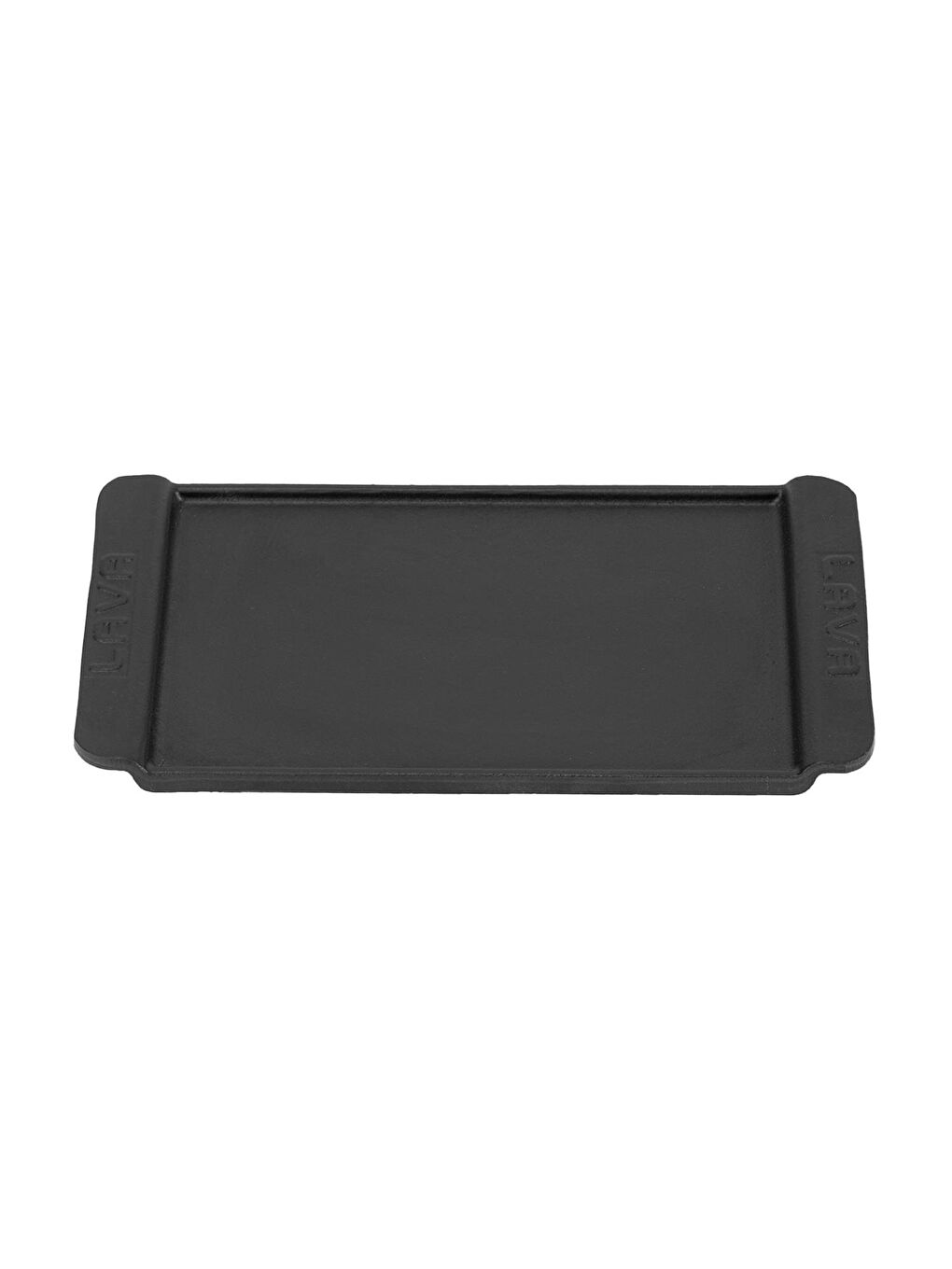 Dikdörtgen Servis Tabağı. Siyah Renk. Ölçü 13x25cm.