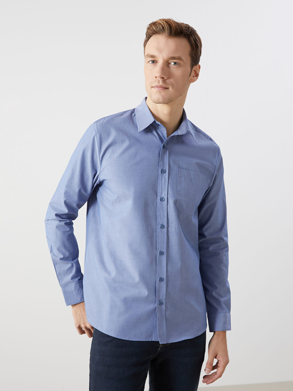 İndigo Standart Fit Erkek Gömlek EG174