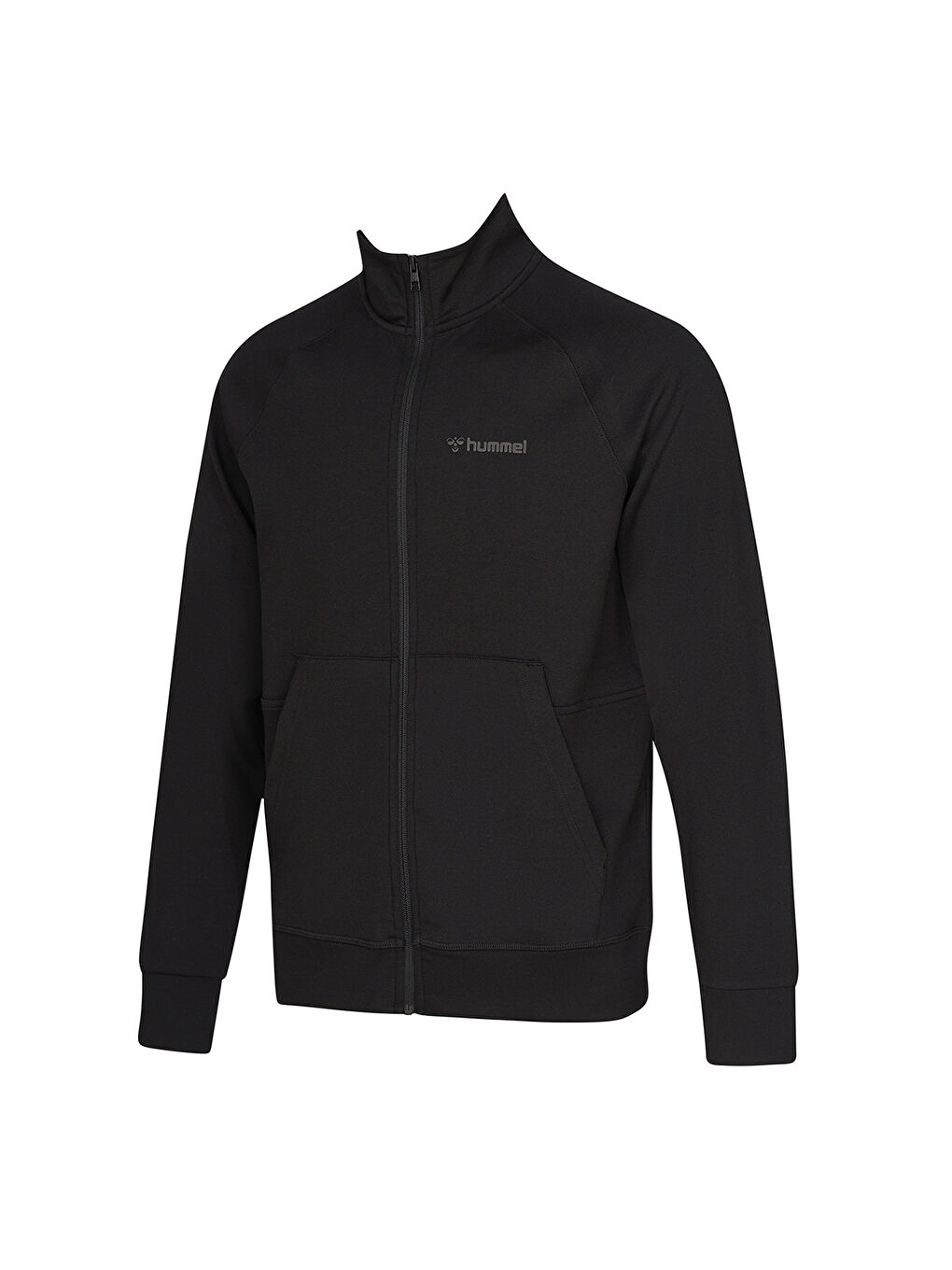 Evon Siyah  Erkek Fermuarlı Sweatshirt Hırka-1