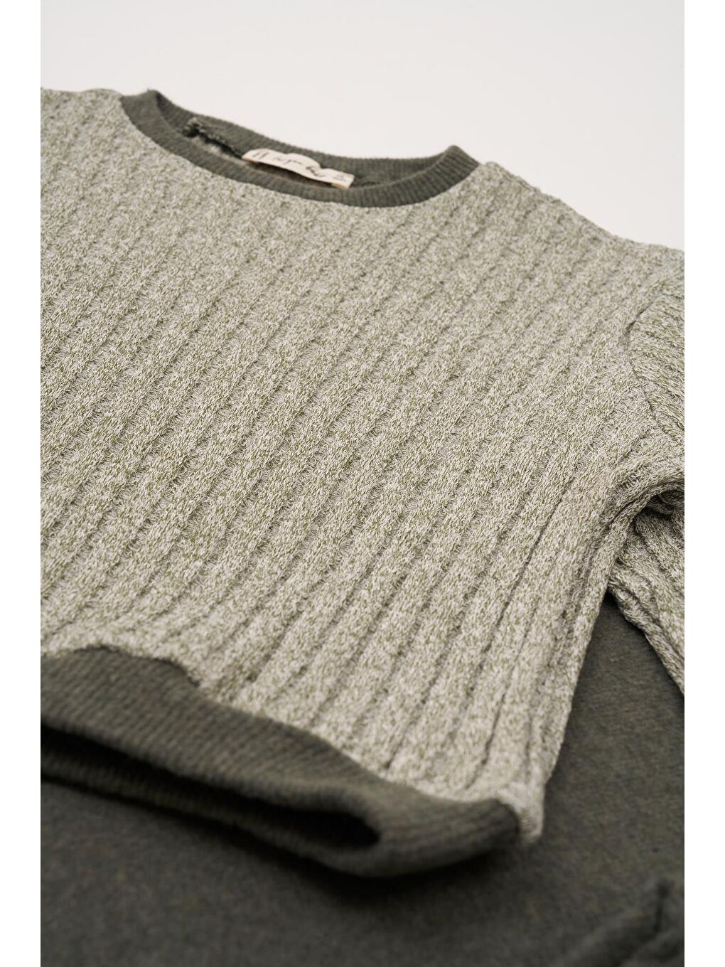 Jakarlı Taytlı Yeşil Alt Üst Takım-4