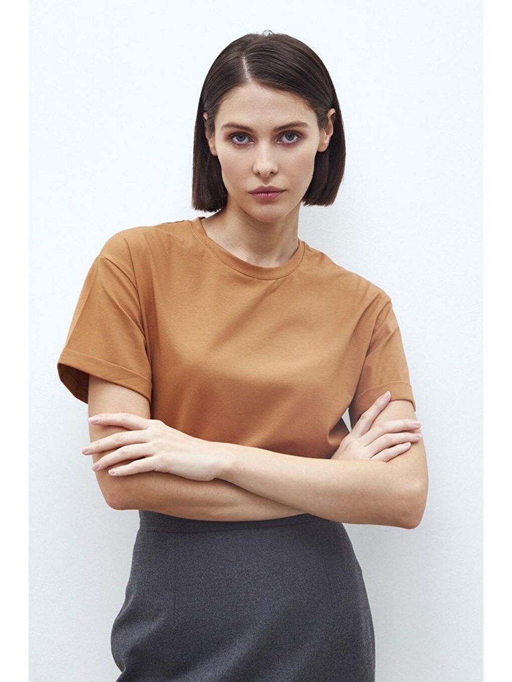 Kahverengi Tişört Mg1351