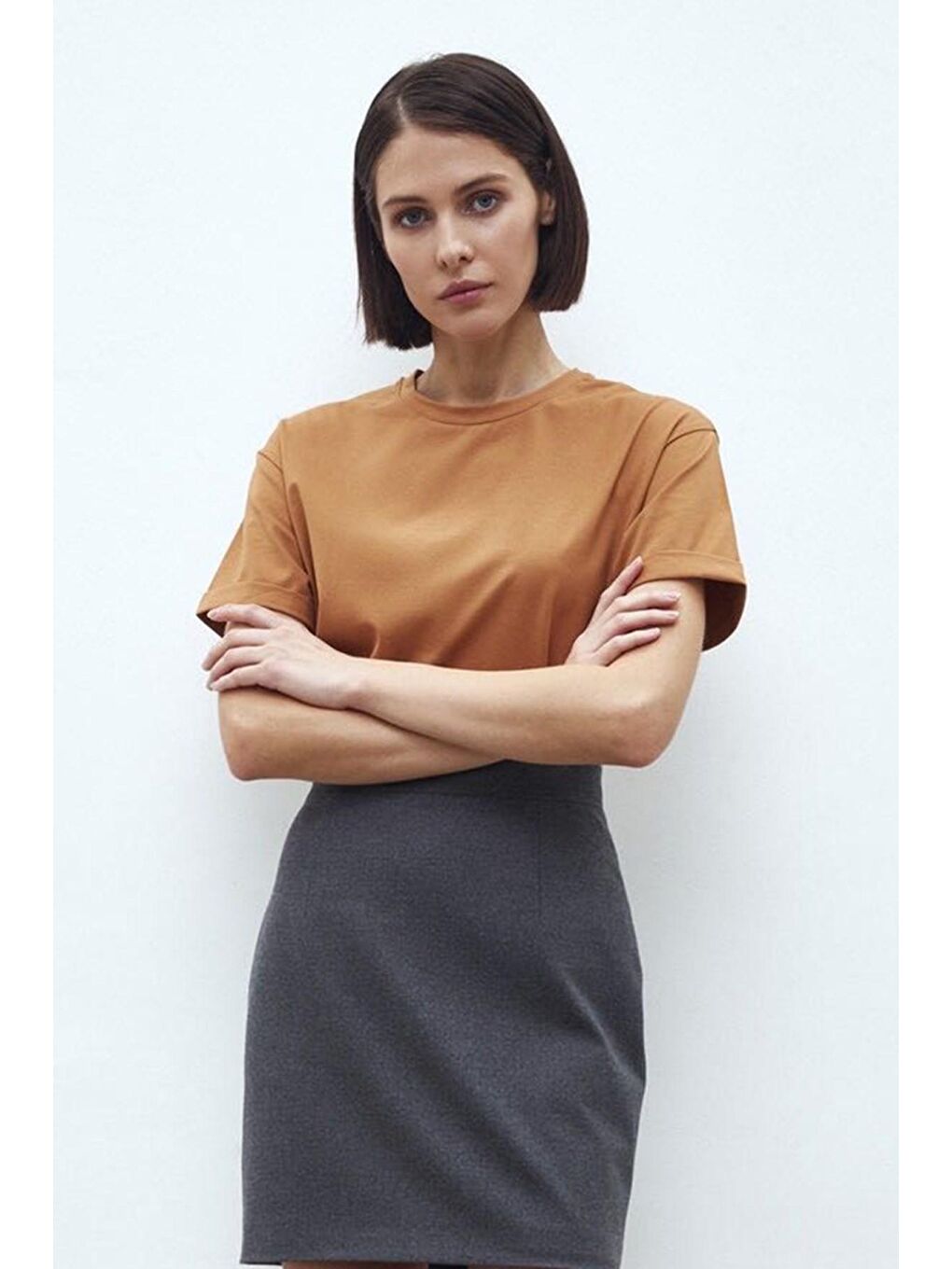 Kahverengi Tişört Mg1351-1