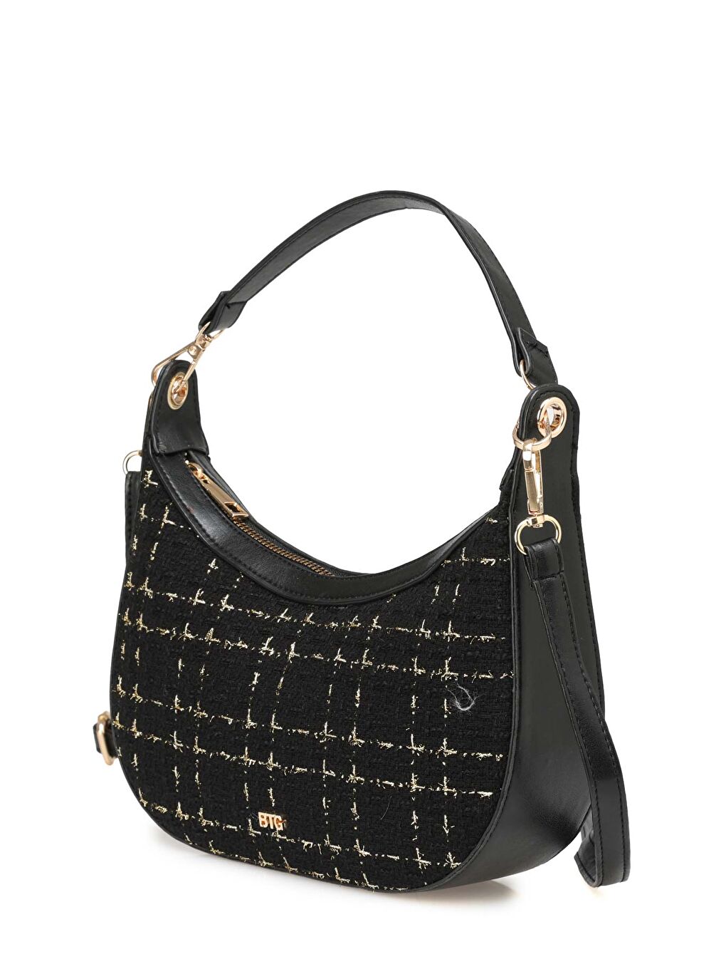 TVT NEWYEAR OMZ 5PR Siyah Kadın Omuz Çantası-1