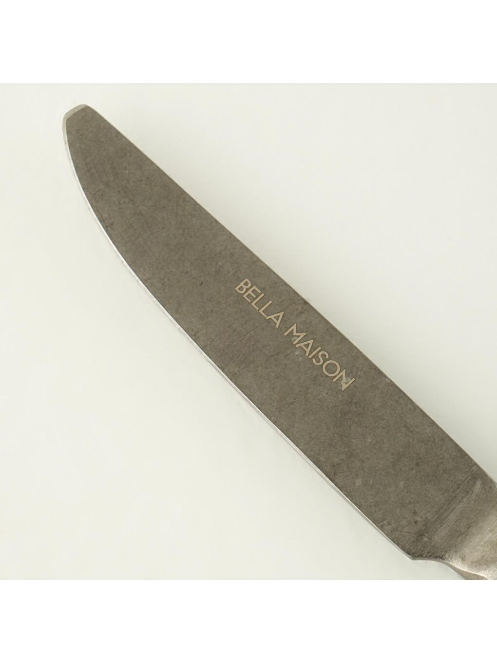 Bella Maison Gri Vintage 18 Parça 6 Kişilik Tatlı Çatal Kaşık Bıçak Takımı Silver - 4