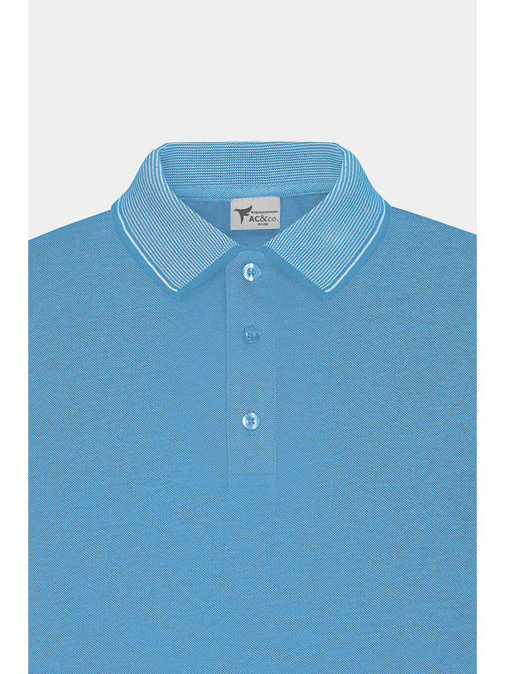 Mavi Erkek Saks-Beyaz Slim Fit Dar Kesim Kıvrılmaz Polo Yaka Kısa Kollu Tişört-8