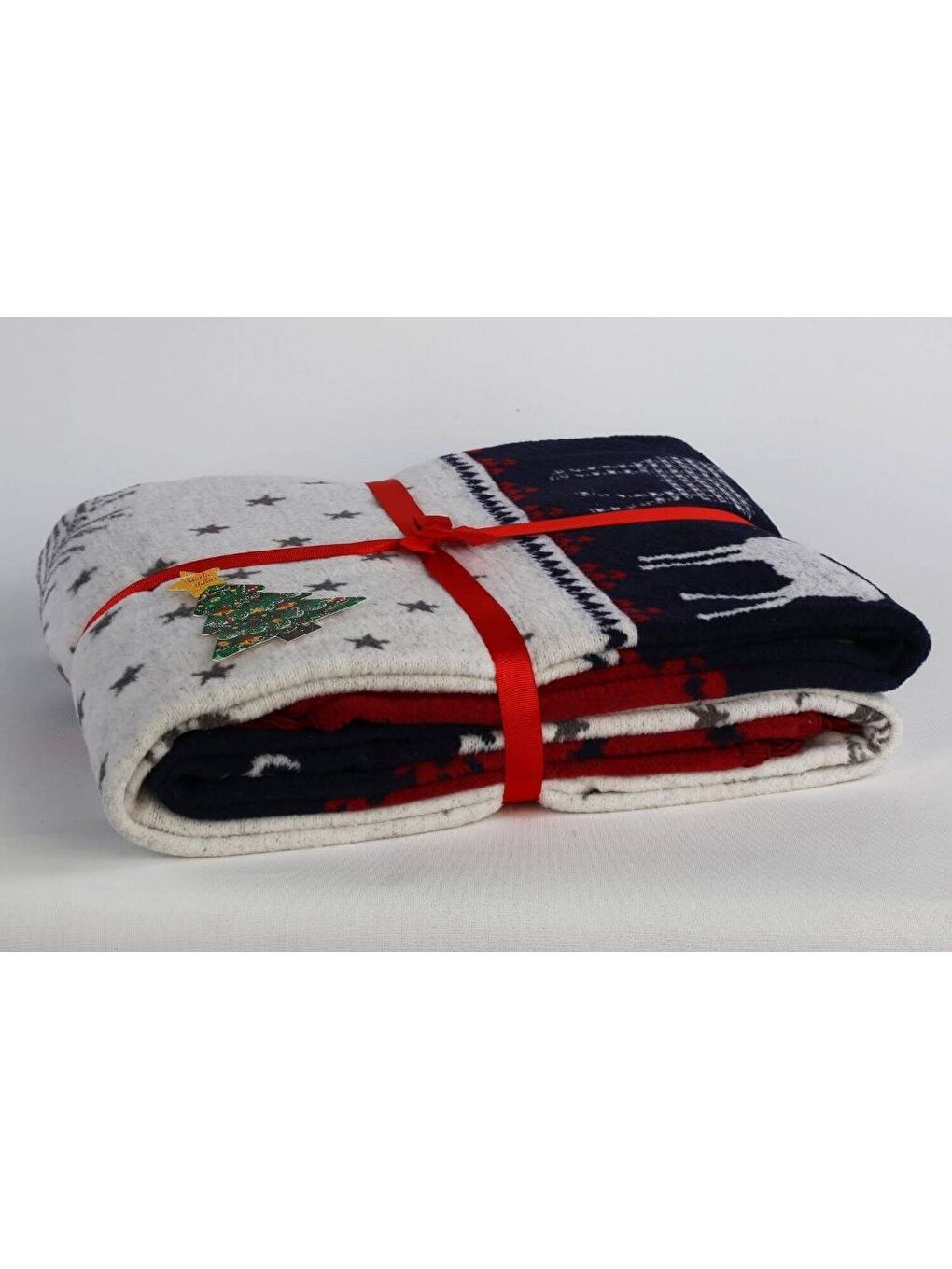 Beyaz Tek Kişilik Pamuklu Battaniye Bonheur-1