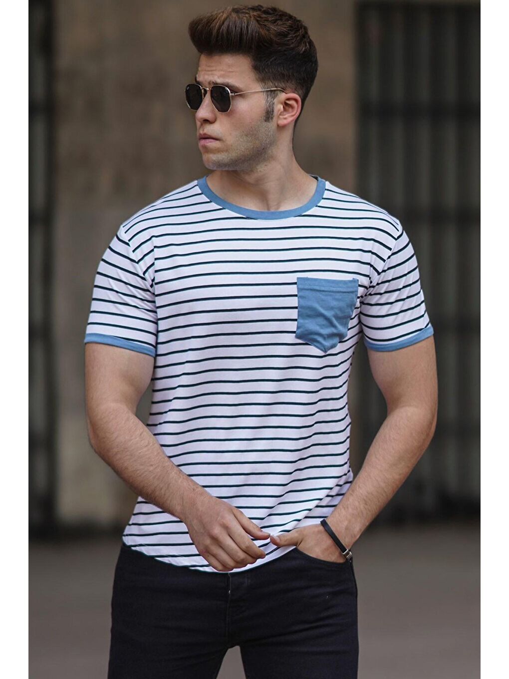 Mavi Erkek Tişört 5151