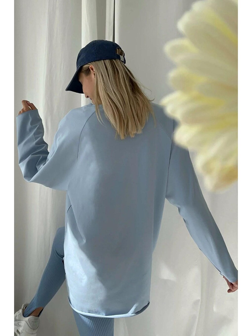 Mavi Basic Bisiklet Yaka Kadın Sweatshirt Mg1676-1