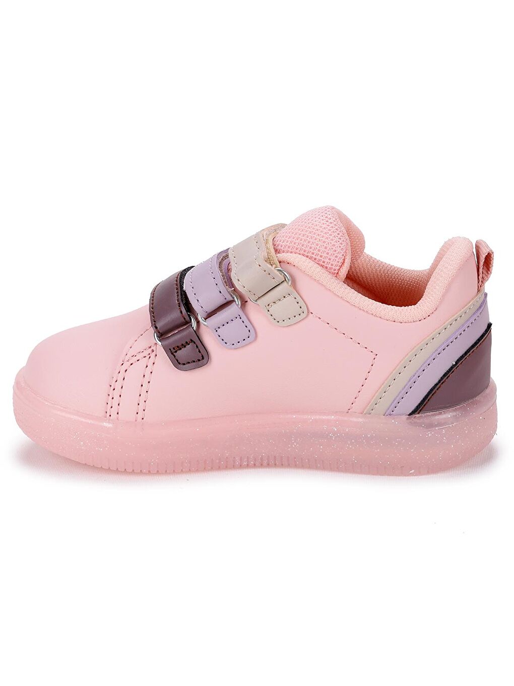 Pembe Sun Günlük Işıklı Cırtlı Kız/Erkek Çocuk Spor Ayakkabı 220.21Y.212-3