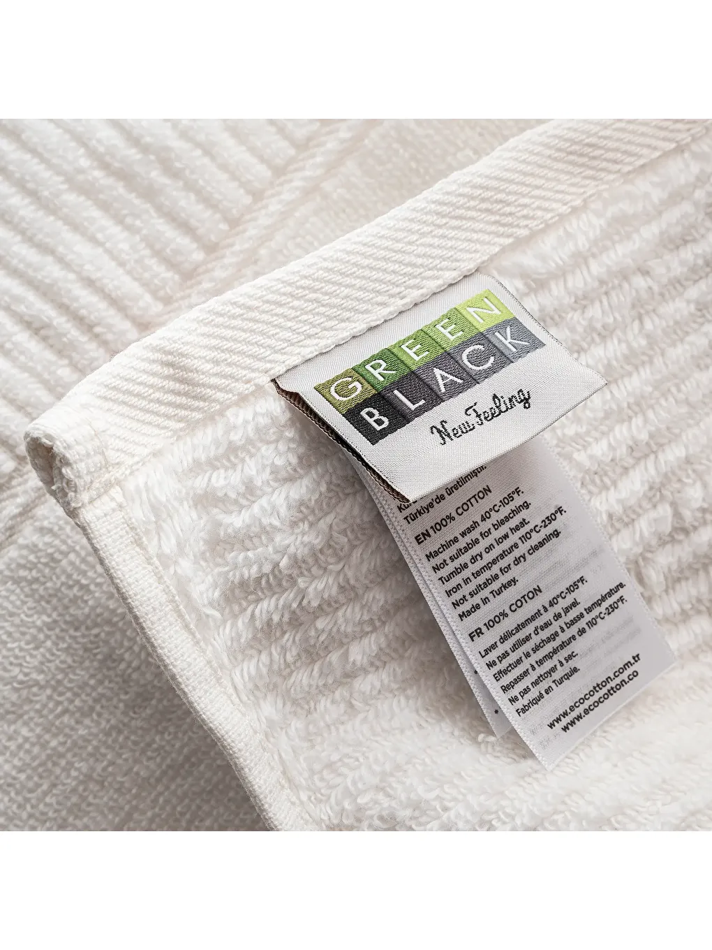 Ekru Eliza El Yüz Havlusu Krem 50x90 Cm-3