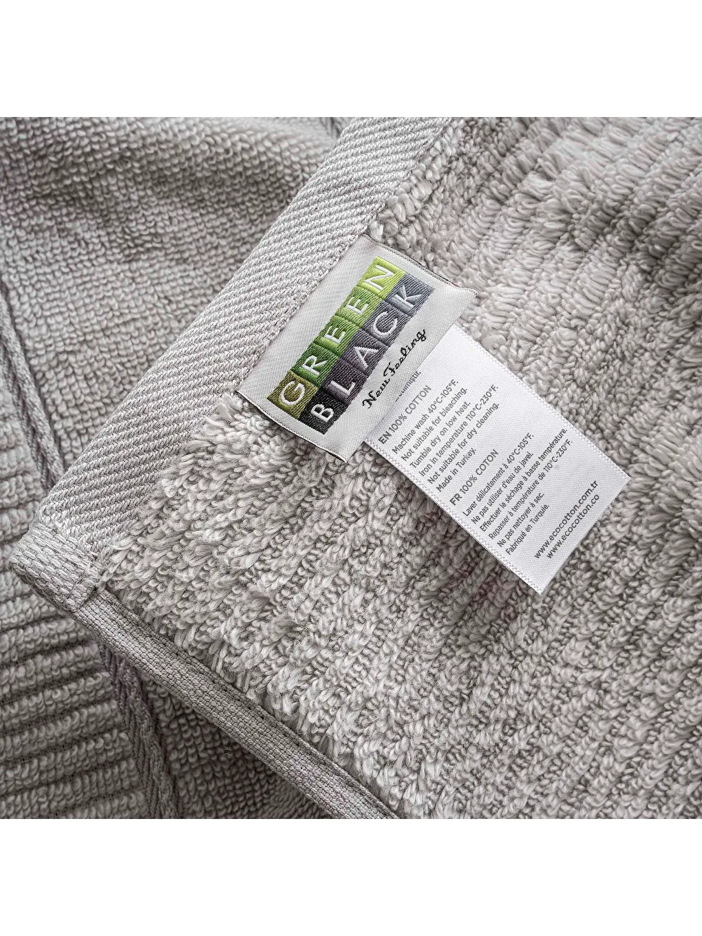 Eliza Banyo Havlusu Gri 80x150 Cm-3