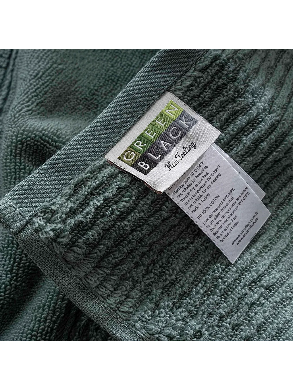 Eliza Banyo Havlusu Yeşil 80x150 Cm-3