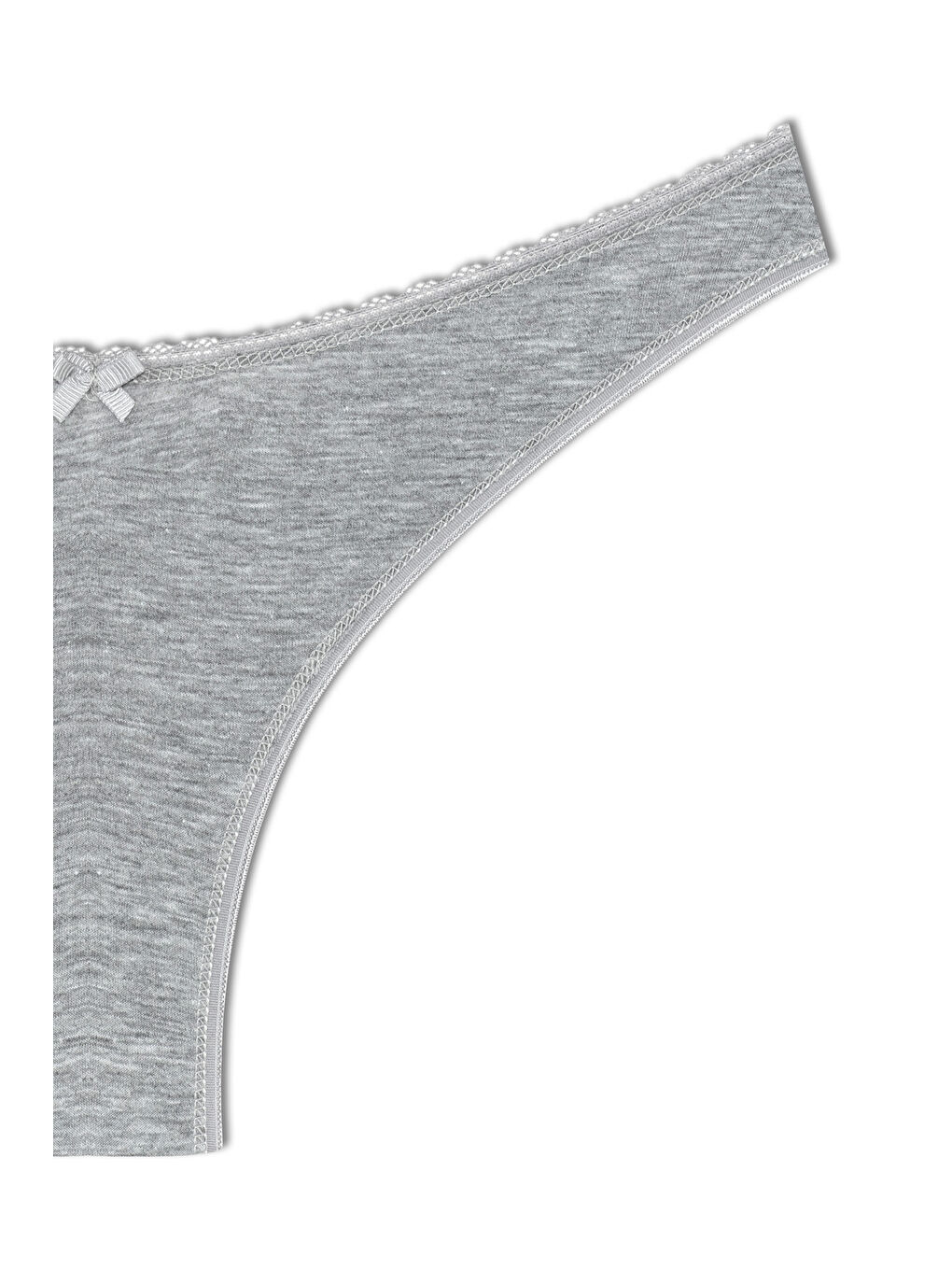 Bej Pamuklu Yüksek Bel Brazil Kadın Külot 3'lü-8