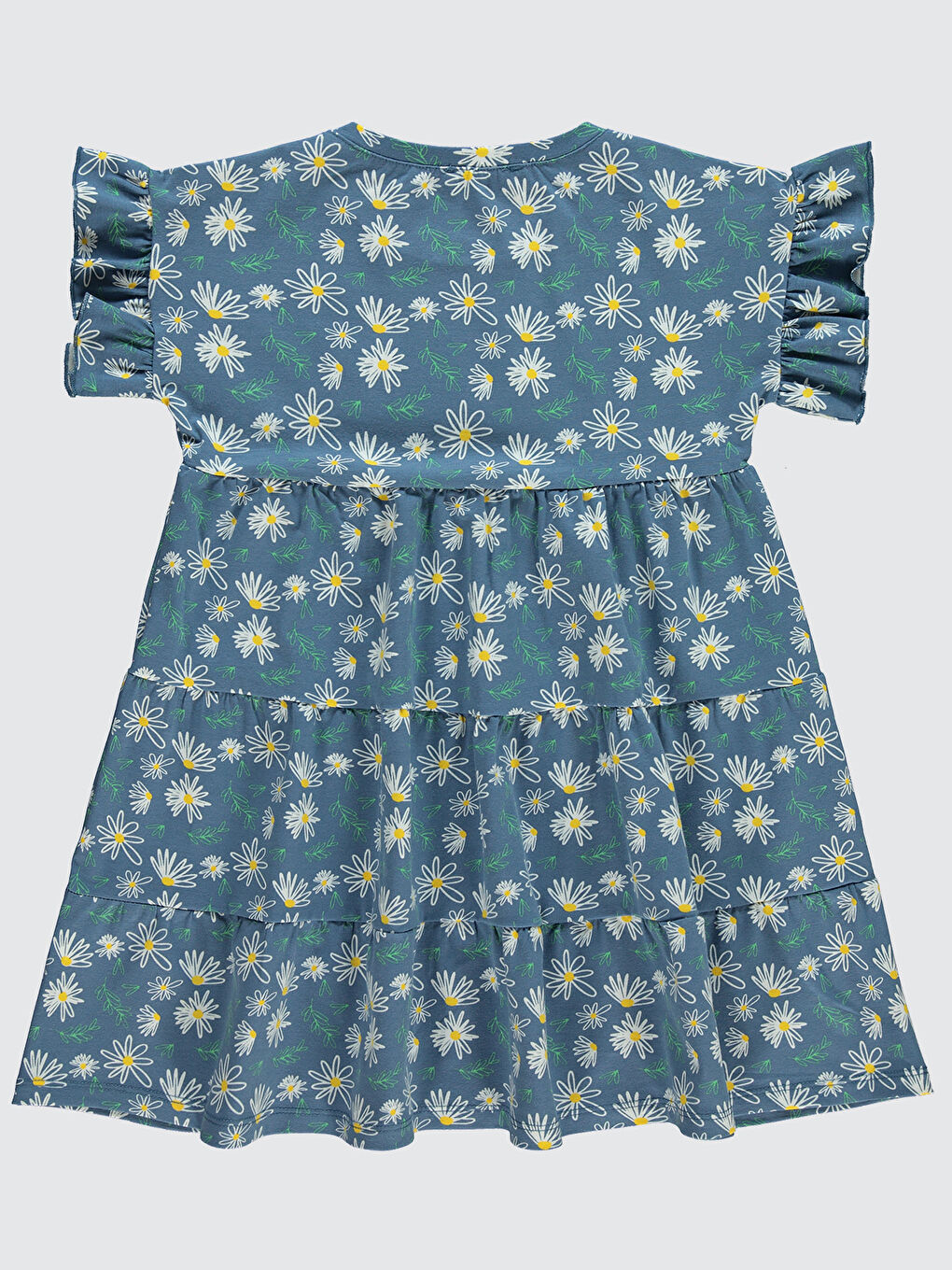 Girls Kız Çocuk Elbise 6-9 Yaş Element Mavisi-1