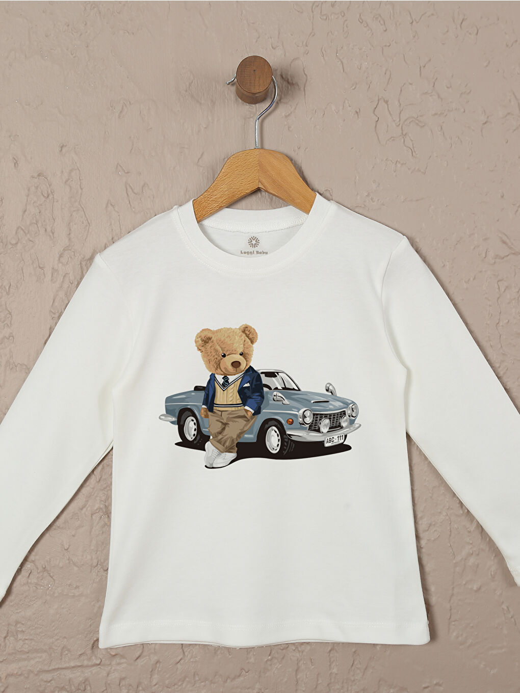 İndigo Bisiklet Yaka Uzun Kollu Erkek Çocuk Pijama Takımı-1