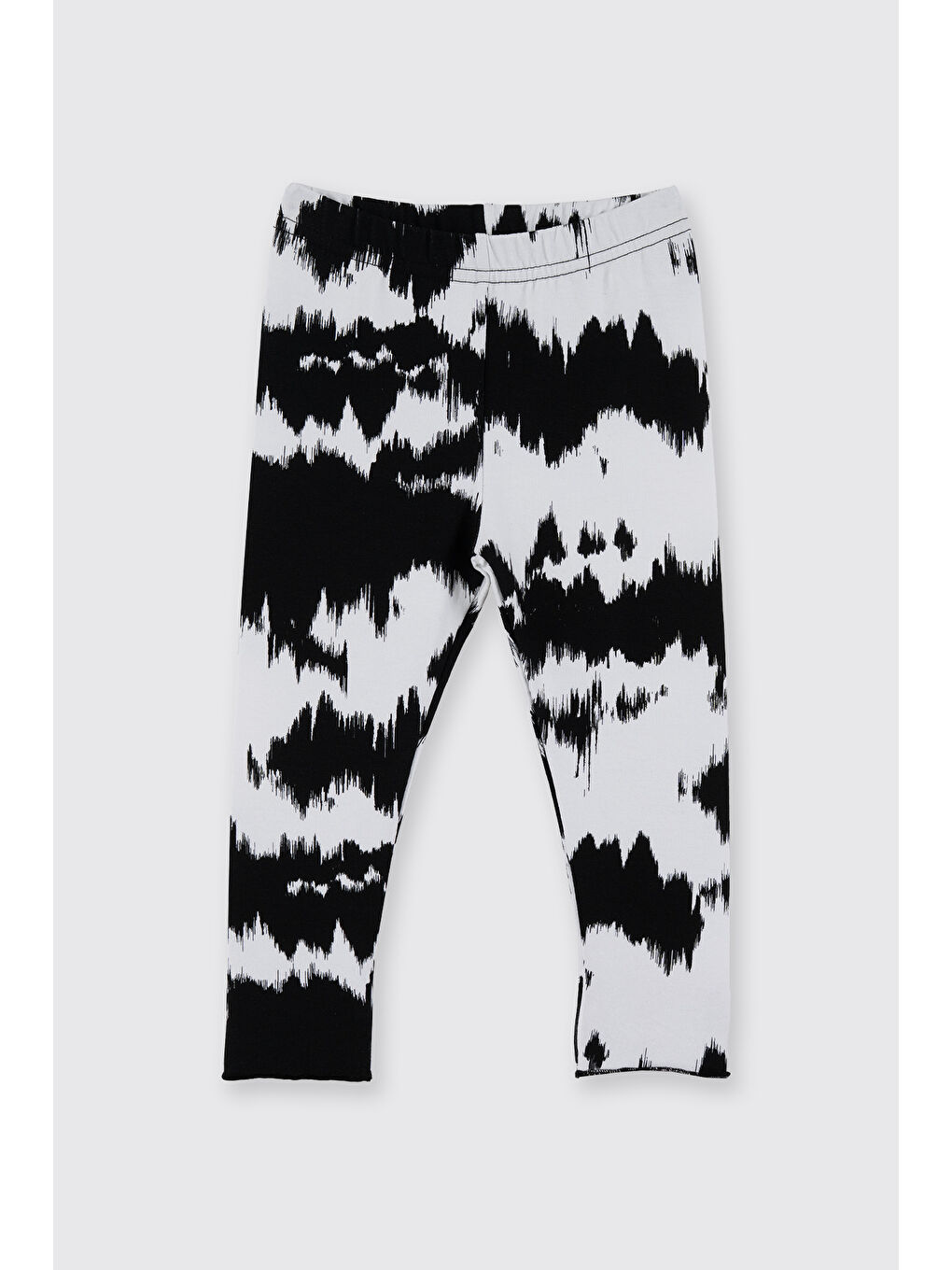 Kız Bebek Desenli Siyah Tayt