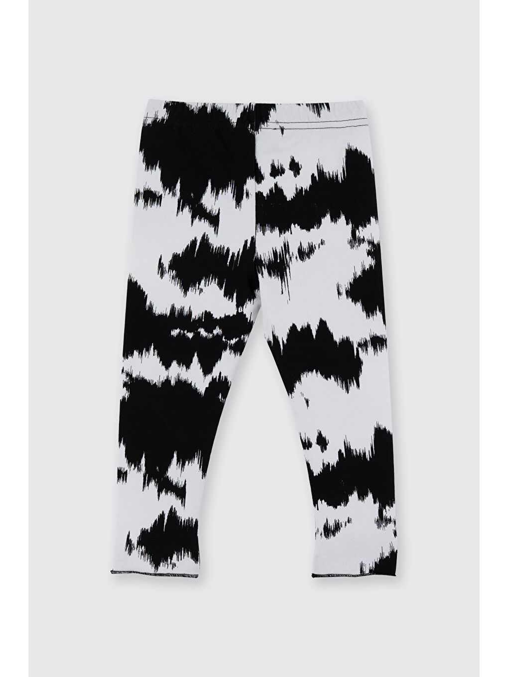 Kız Bebek Desenli Siyah Tayt-1