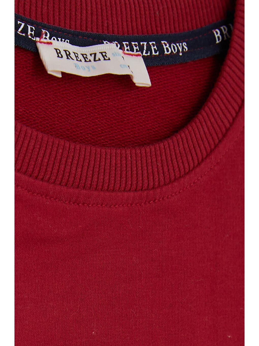 Erkek Çocuk Sweatshirt Renkli Nakışlı Bordo (9-12 Yaş)-2