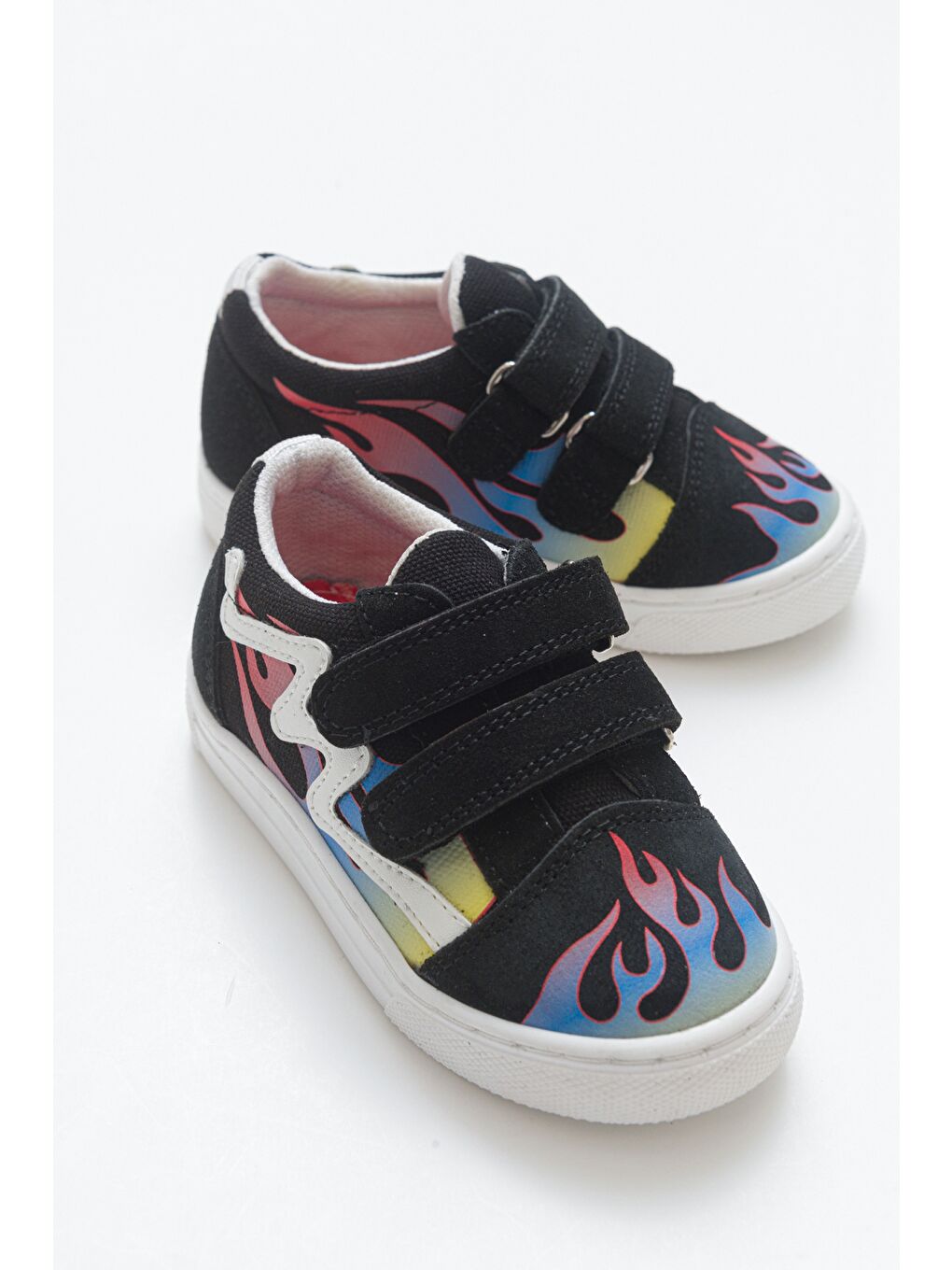 Erkek Çocuk Siyah Hakiki Deri Sneaker Ayakkabı