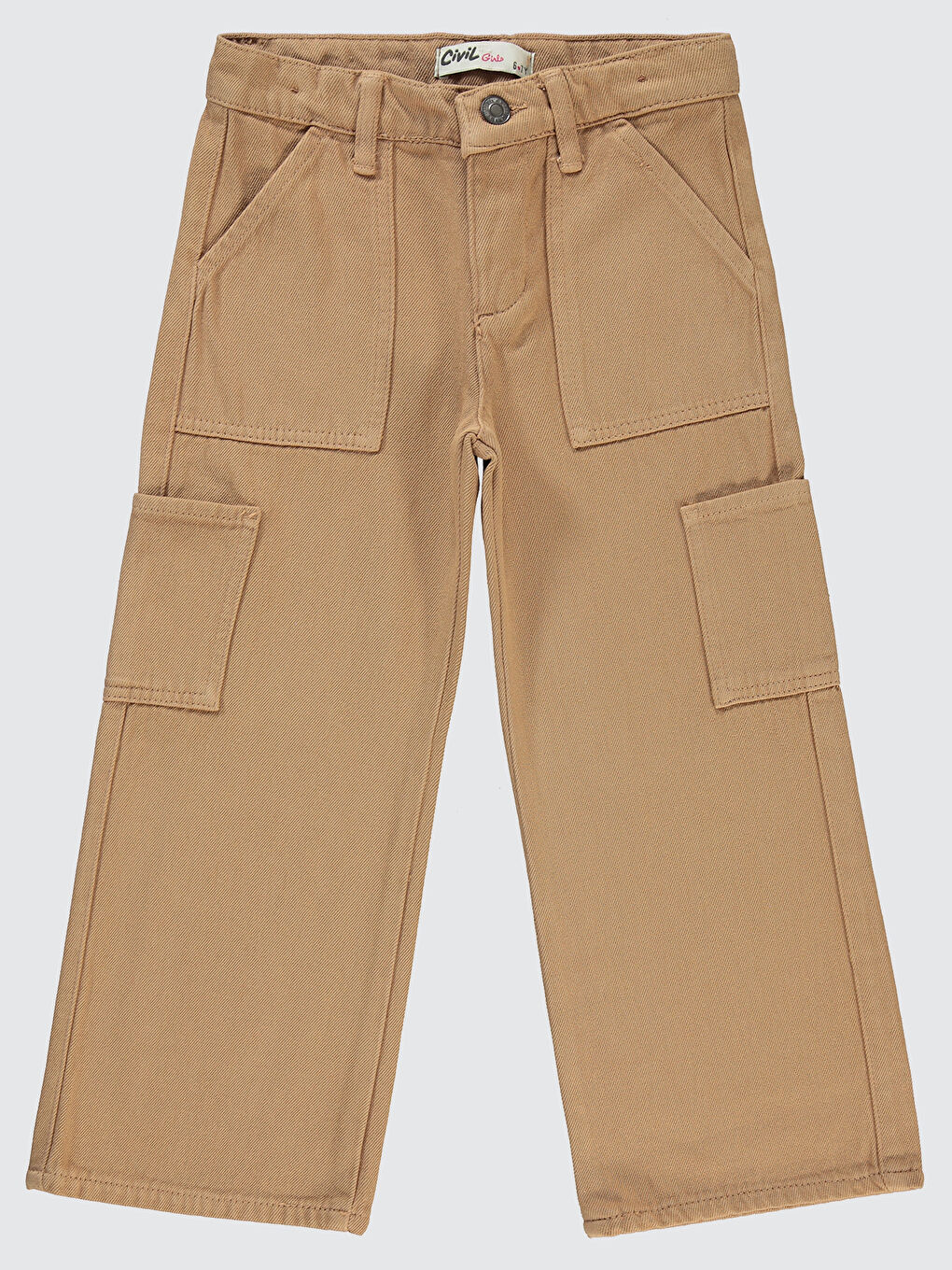 Kahverengi Girls Kız Çocuk Pantolon 6-9 Yaş İtalyan Kili