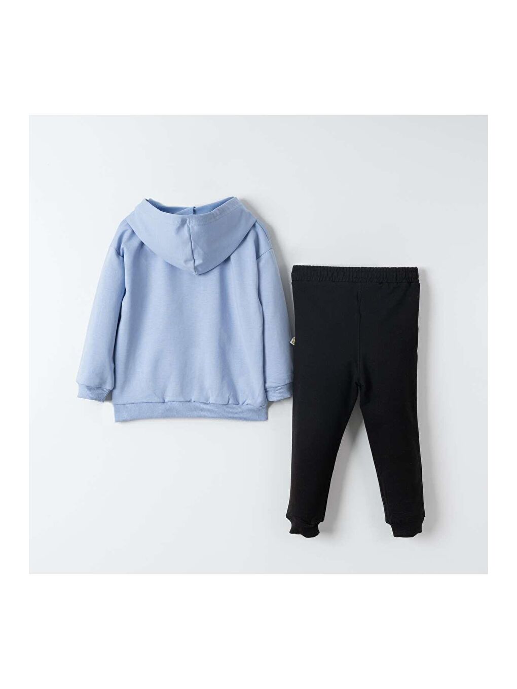 Mavi Dino Fam Baskılı Erkek Çocuk Sweatshirt Eşofman Takımı-1