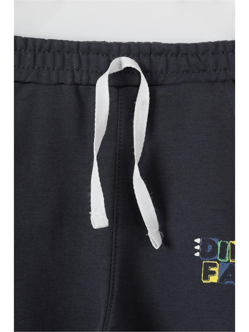 Mavi Dino Fam Baskılı Erkek Çocuk Sweatshirt Eşofman Takımı-4