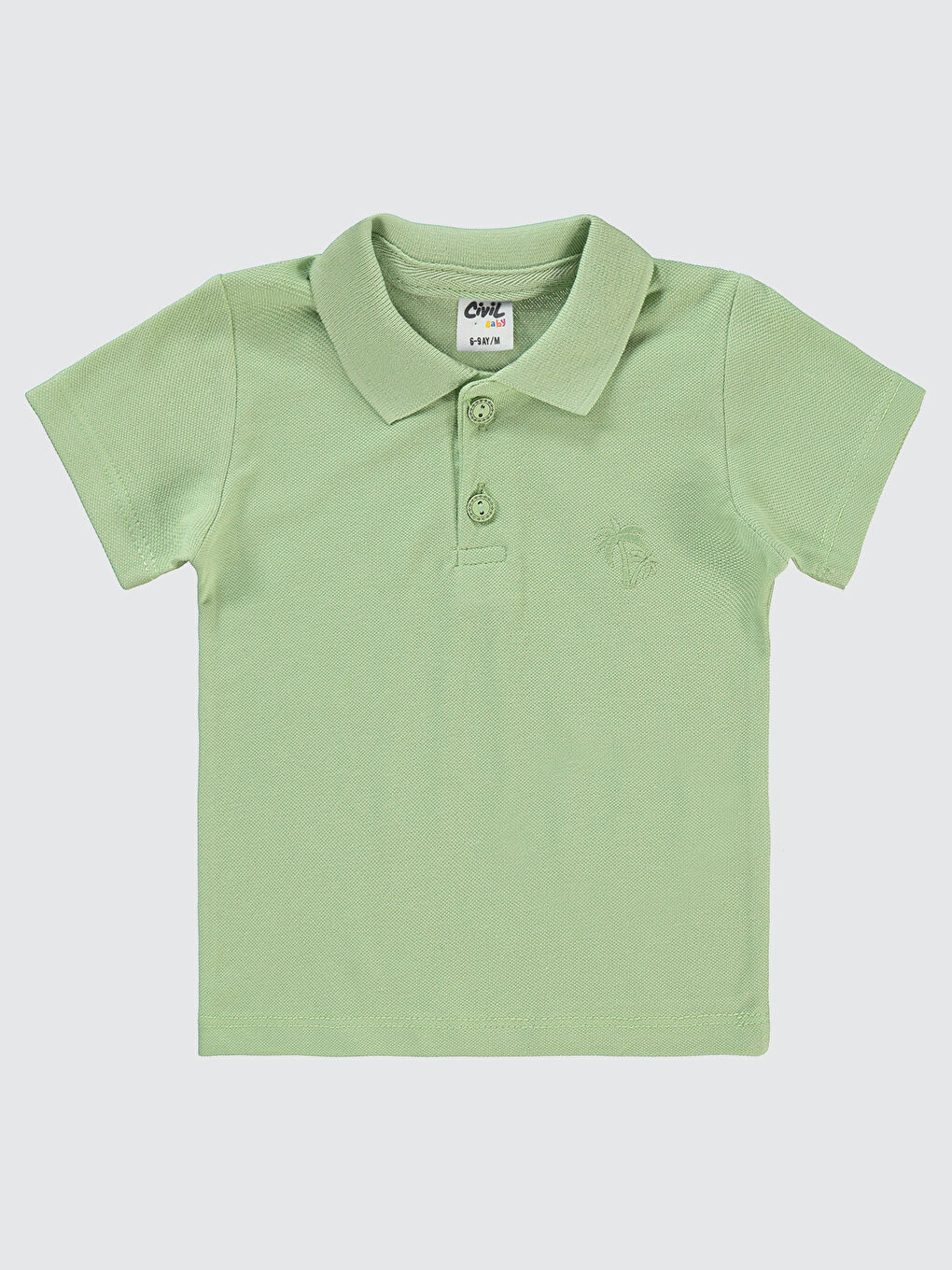 Baby Erkek Bebek Tişört 6-18 Ay Soft Yeşil