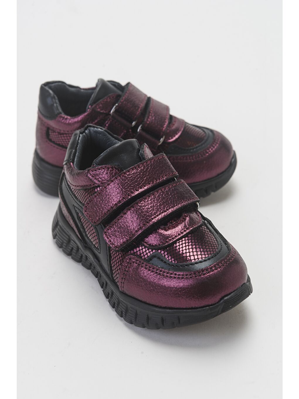 Kız Çocuk Bordo Hakiki Deri Günlük Çocuk Ayakkabı-1