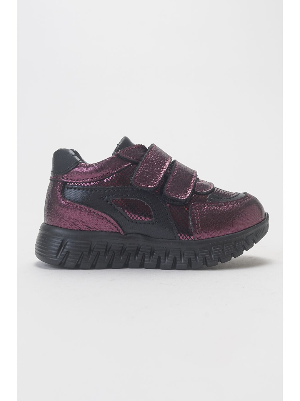 Kız Çocuk Bordo Hakiki Deri Günlük Çocuk Ayakkabı-3