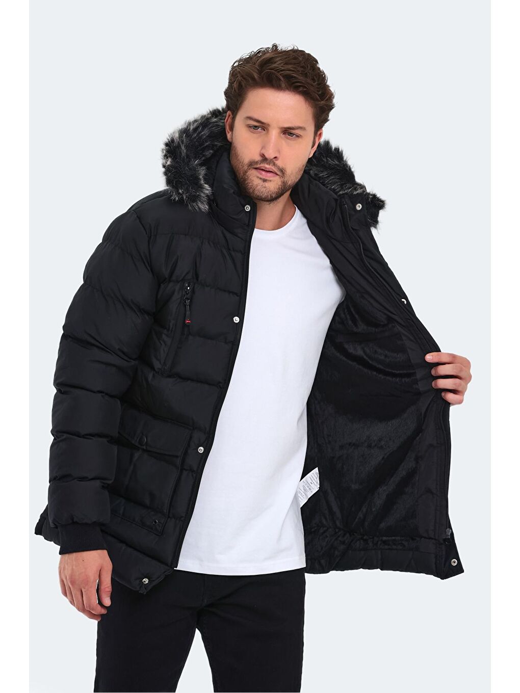 HARDMAN Erkek Mont Siyah-4