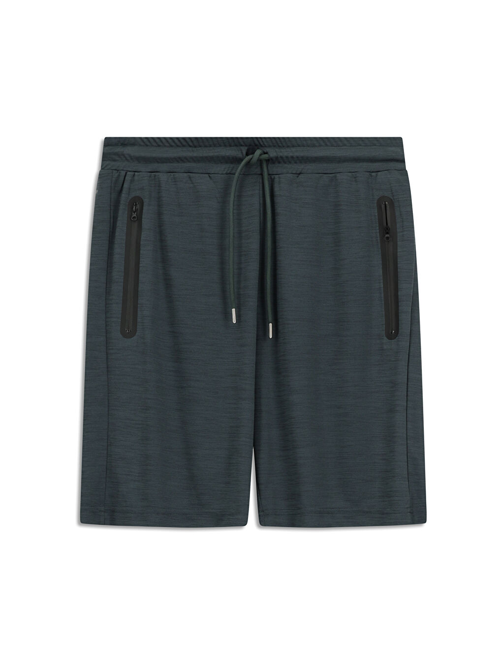 Antrasit Örme Spor Şort-5