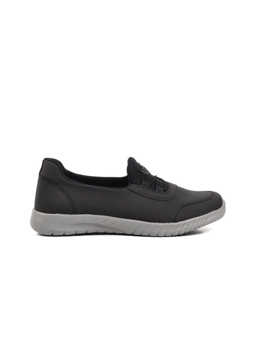 Siyah Buz Kadın Geniş Kalıp Sneaker Ayakkabı 575-24k