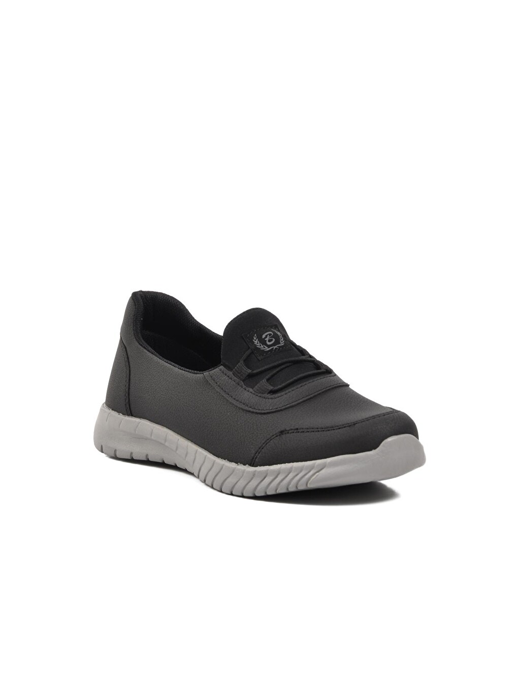 Siyah Buz Kadın Geniş Kalıp Sneaker Ayakkabı 575-24k-2