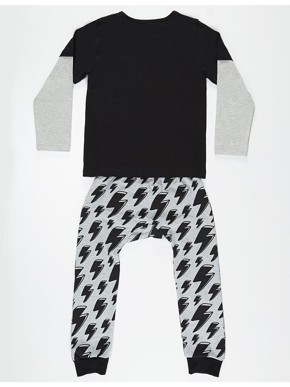 Karışık Sarı Şimşek Erkek Çocuk Pantolon Takım-3