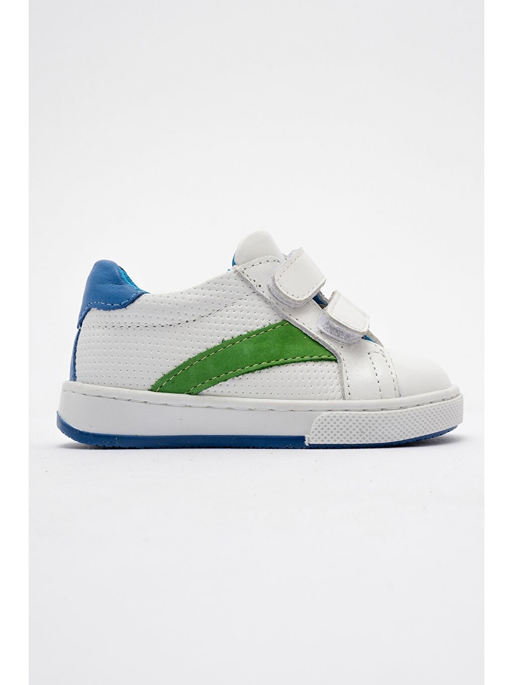 Erkek Çocuk Beyaz Hakiki Deri Günlük İlk Adım Ayakkabı-3