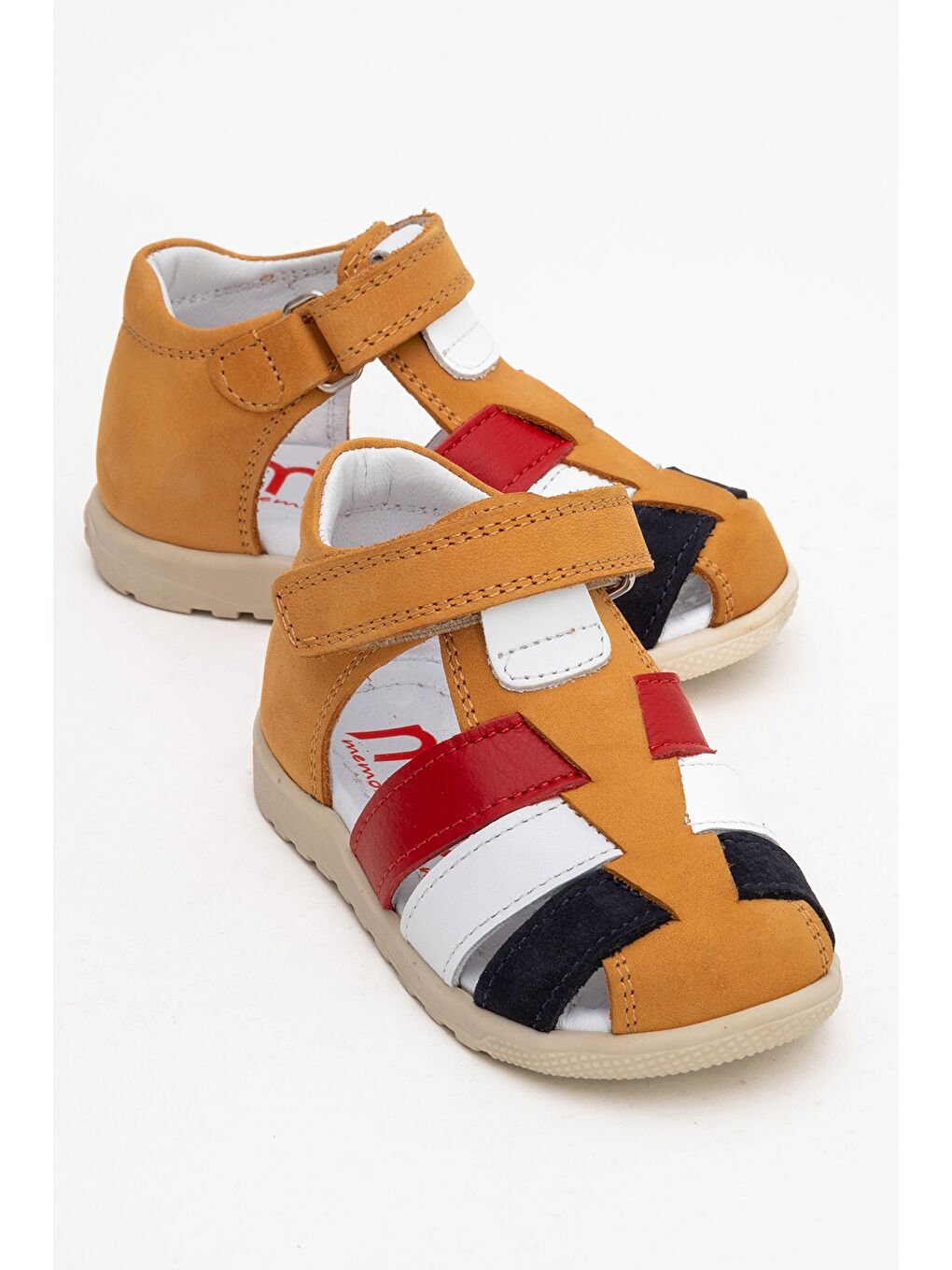 Erkek Çocuk Sarı Hakiki Deri Günlük İlk Adım Ayakkabı