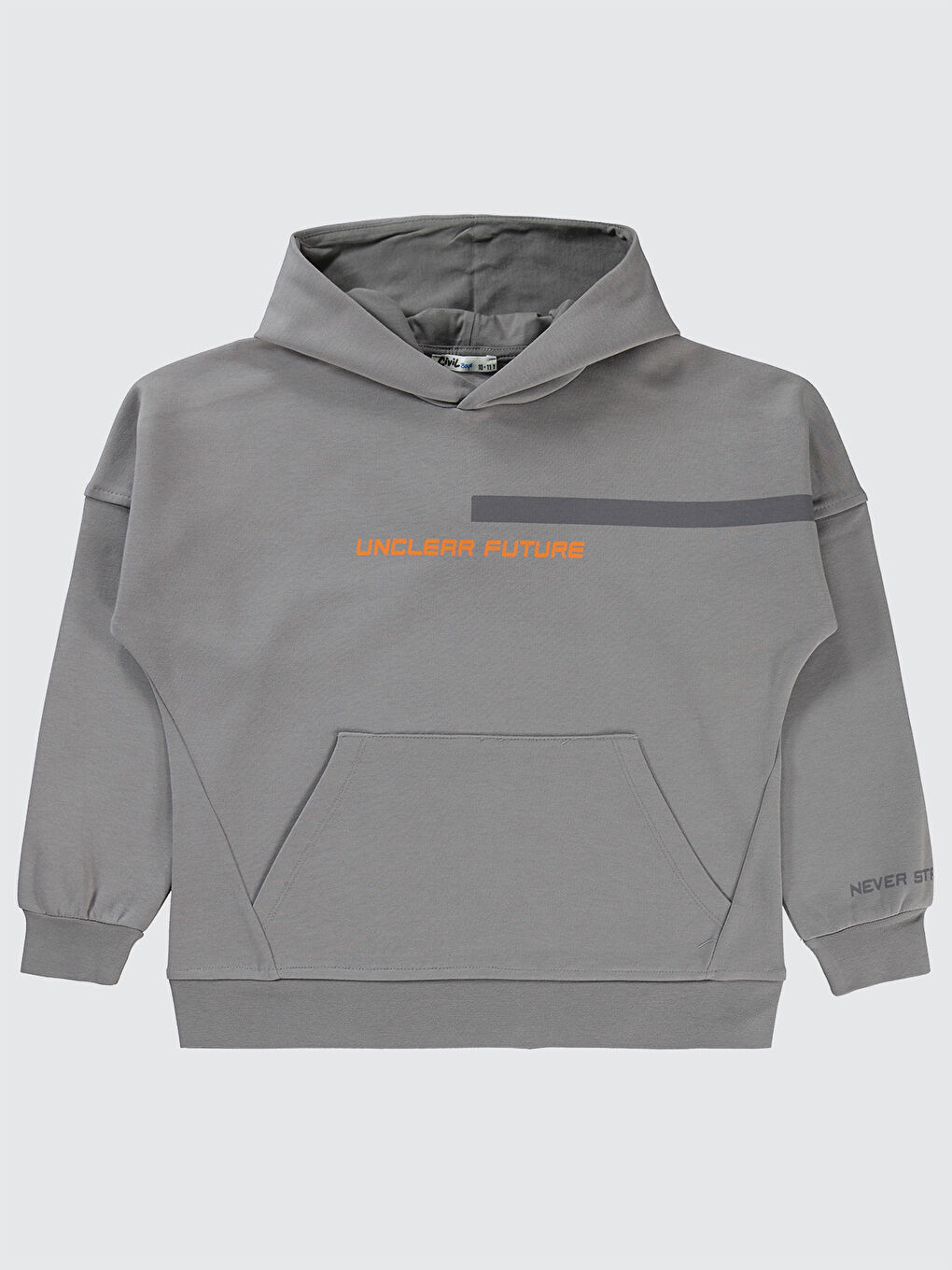 Boys Erkek Çocuk Sweatshirt 10-13 Yaş Gri