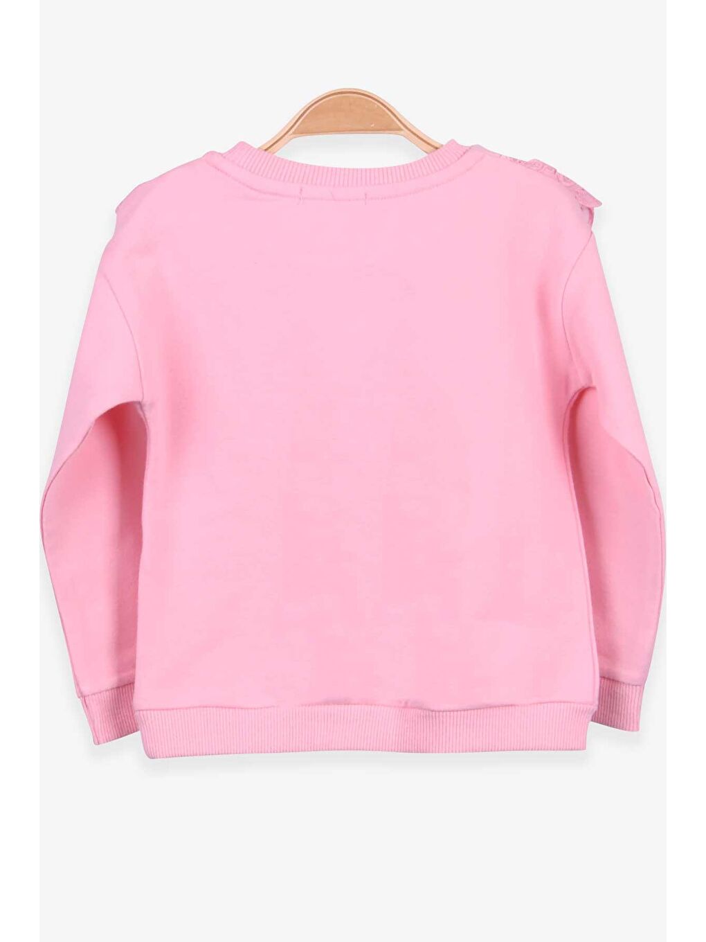 Breeze Pudra Pembe Kız Bebek Sweatshirt Güpürlü Pudra (1.5 Yaş) - 1