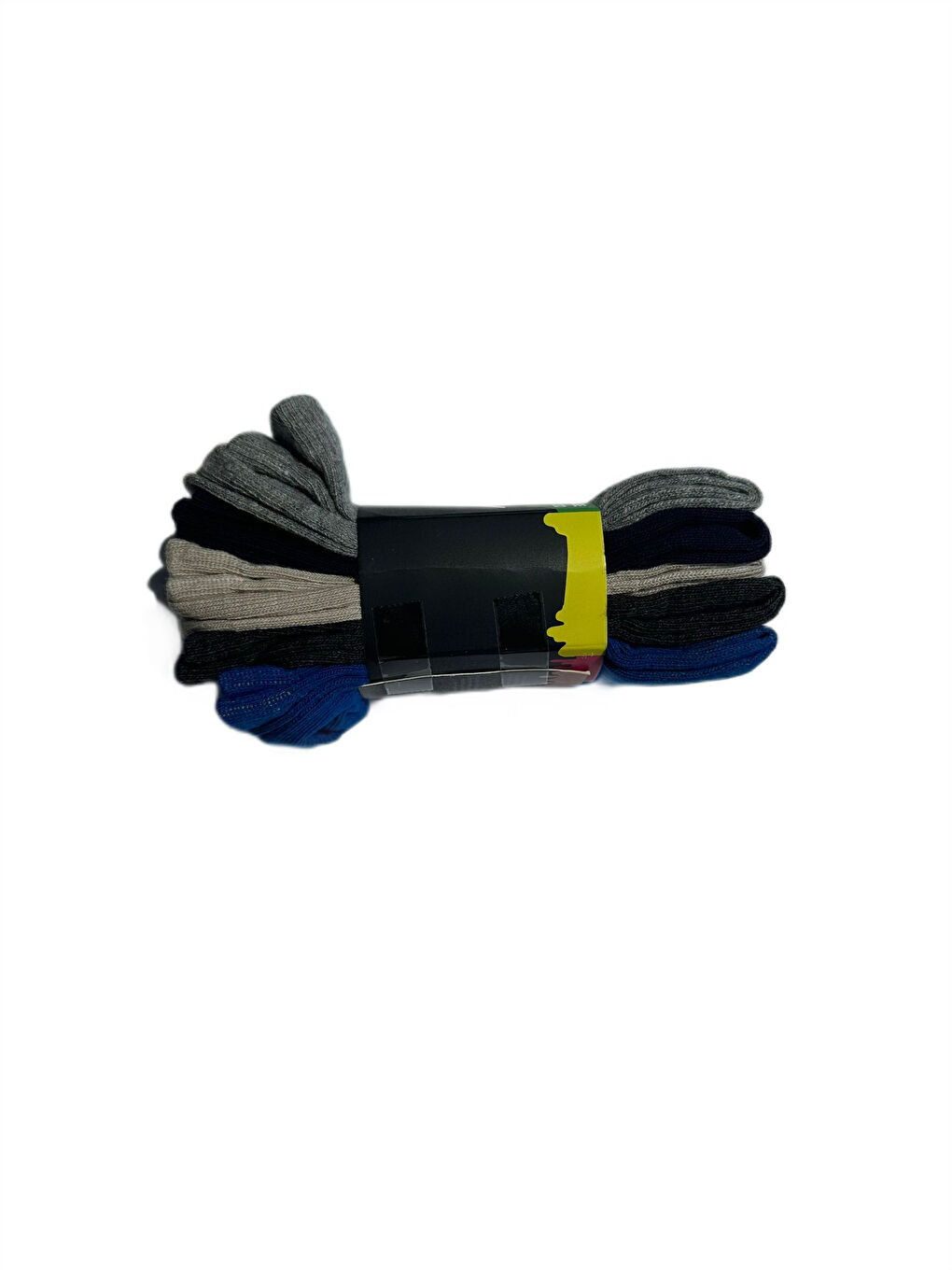 5 Çift Karışık Renkli Pamuklu Erkek Çocuk Uzun Soket Çorap-1