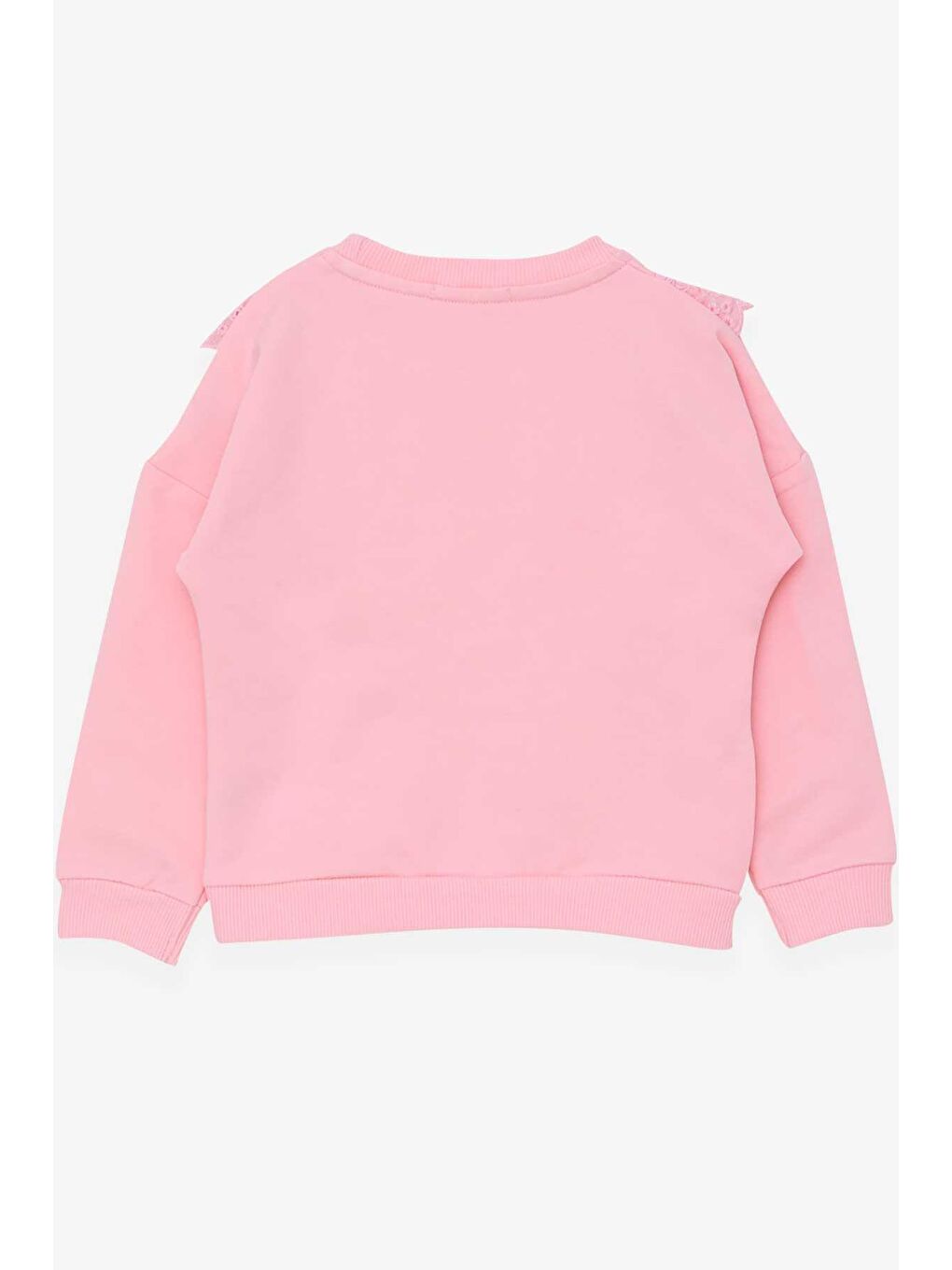 Breeze Pudra Pembe Kız Bebek Sweatshirt Güpürlü Pudra (1.5-2 Yaş) - 1