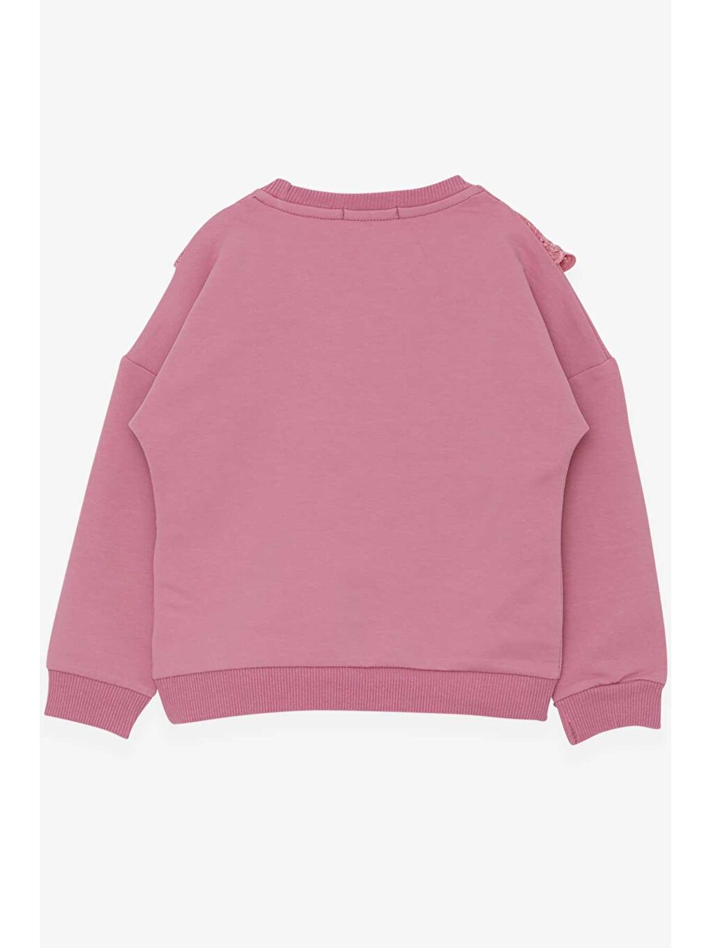 Breeze Gülkurusu Kız Bebek Sweatshirt Güpürlü Gülkurusu (1.5-2 Yaş) - 1