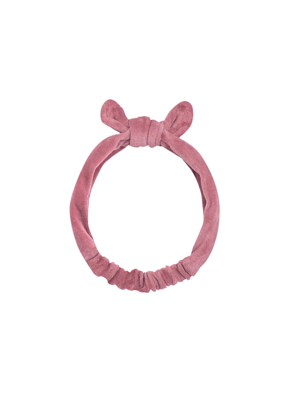 Pembe Kadife / Kalp Saç Bandı İkili Paket-1