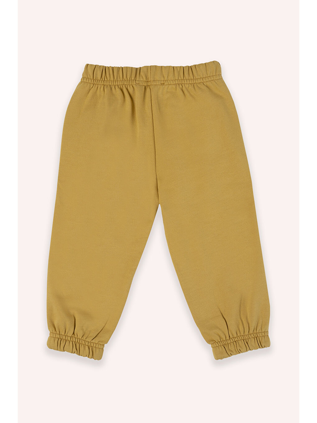 Sarı Erkek Bebek Cepli Hardal Eşofman Altı-2