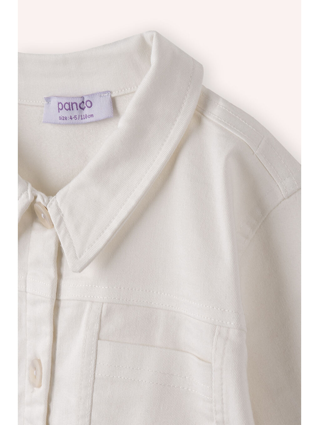 Kız Bebek Ekru Crop Ceket-1