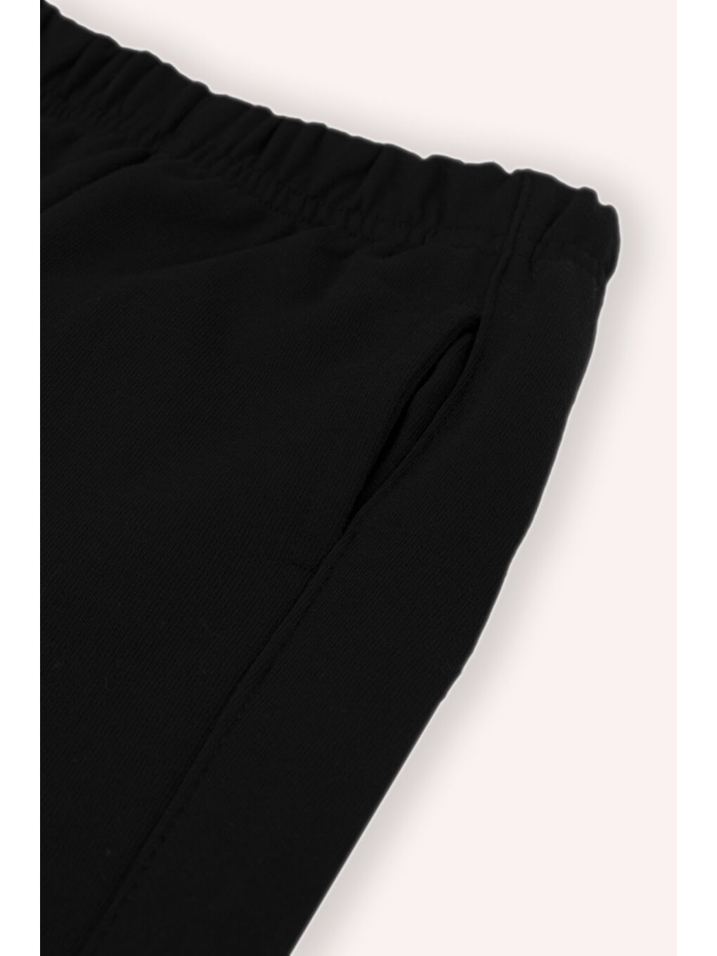 Erkek Bebek Cepli Siyah Eşofman Altı-1