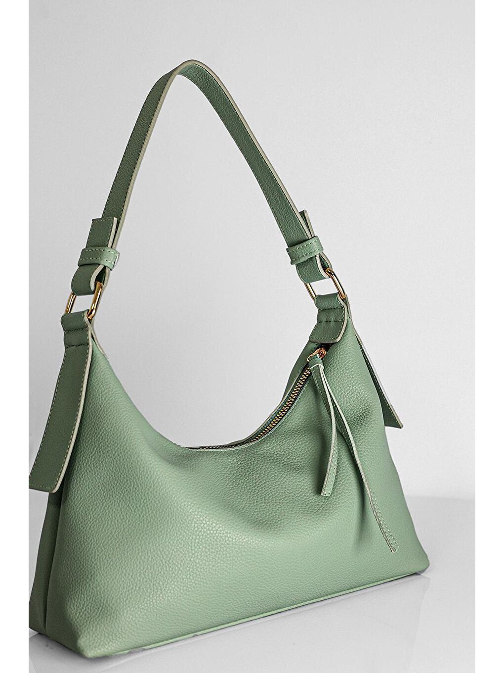 Kadın Mint Yeşil El ve Omuz Çanta-1