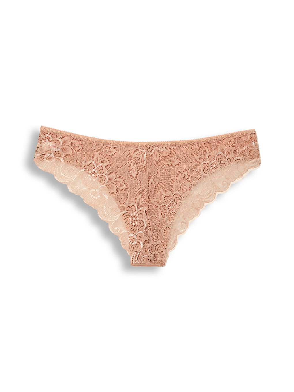 Beyaz Pamuklu Arkası Dantel Kadın Külot 3'lü-6