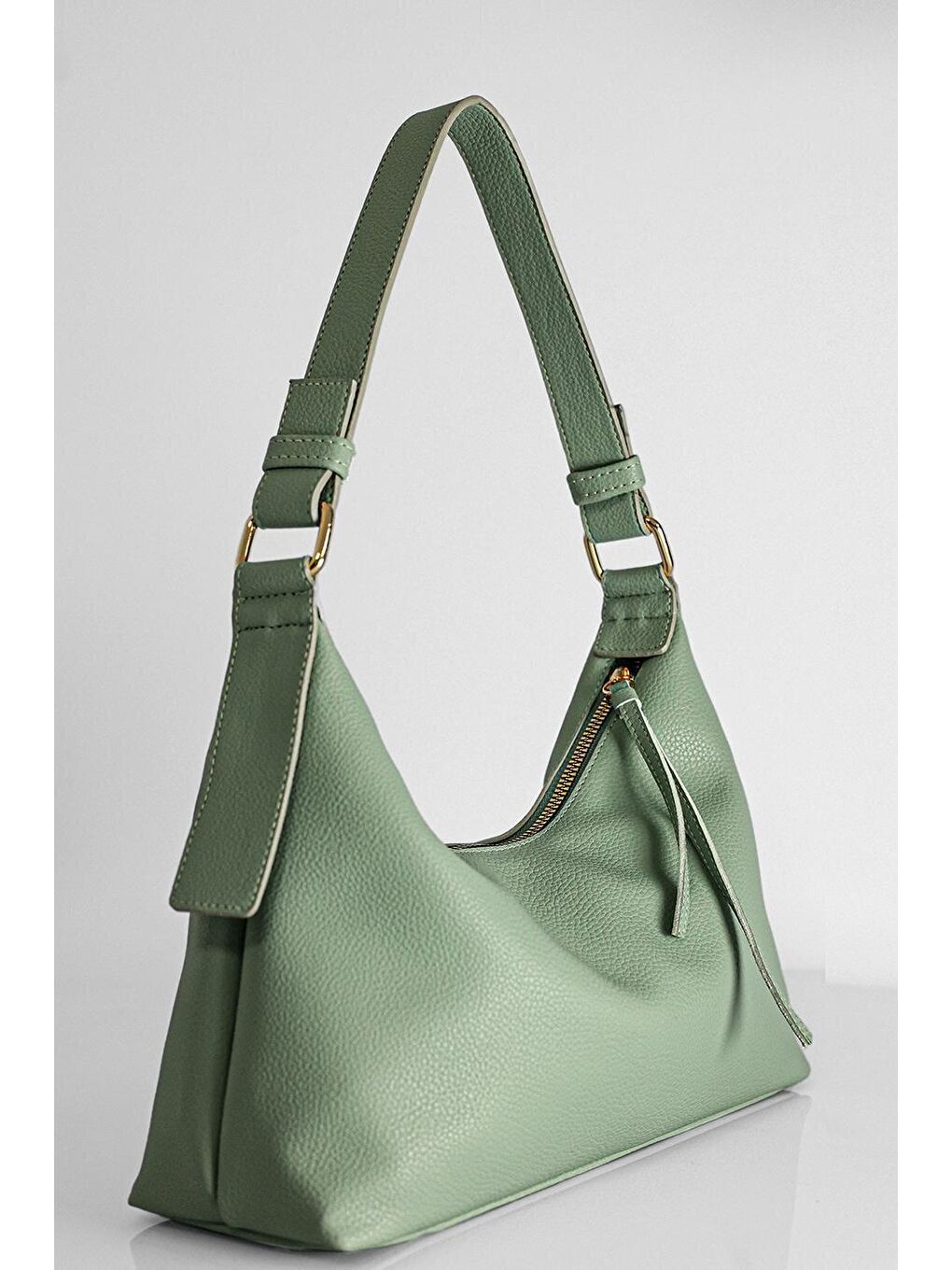 Kadın Mint Yeşil El ve Omuz Çanta-2